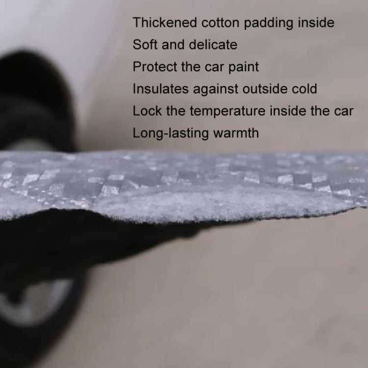 Car Front Windshield Cover Sun Shade Snow Shield Sunscreen Heat Insulation Frostproof Car Coat Half Cover, Style: Protecting Hood(Silver) - Window Foils & Solar Protection by PMC Jewellery | Online Shopping South Africa | PMC Jewellery | Buy Now Pay Later Mobicred