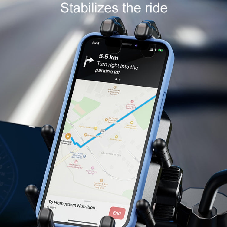 Kewig Motorcycle Octopus Holder Anti-Theft Motorcycle Cell Phone Mounts, Model: M26-C6 - Holder by Kewig | Online Shopping South Africa | PMC TechLife | Buy Now Pay Later Mobicred