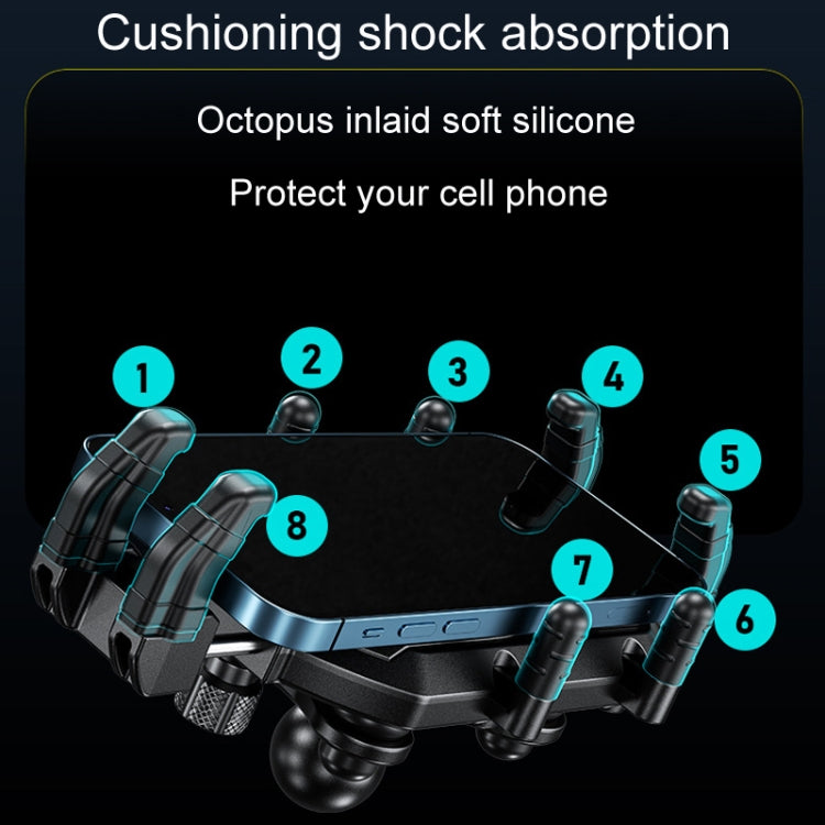 Kewig Motorcycle Octopus Holder Anti-Theft Motorcycle Cell Phone Mounts, Model: M26-C8 - free shipping - PMC TechLife - Order now!