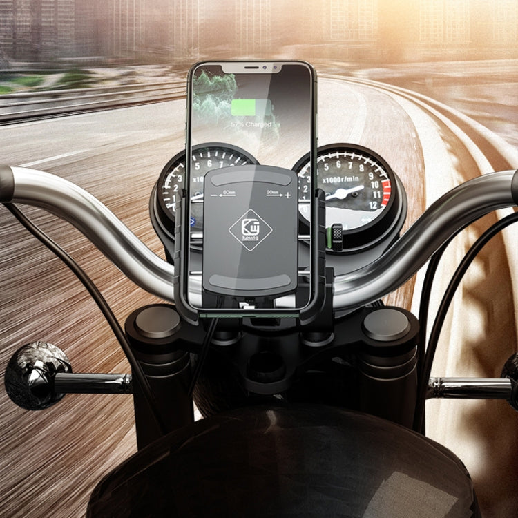 Kewig M8S Bicycle Aluminum Navigation Mount Outdoor Cycling Cell Phone Holder(Blue) - Holder by Kewig | Online Shopping South Africa | PMC TechLife | Buy Now Pay Later Mobicred