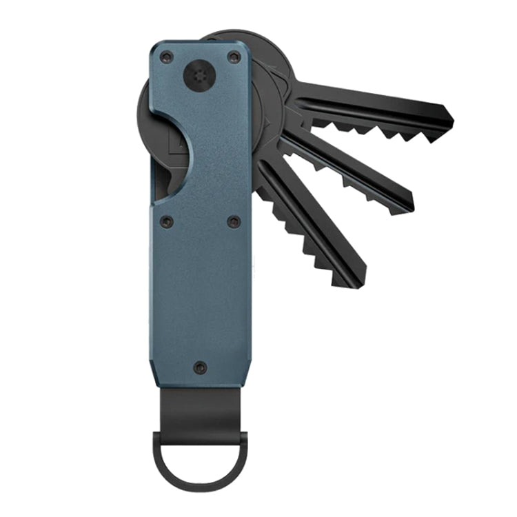 Compact Key Organizer Metal Key Chain Can Hold 2-6 Keys Royal Blue - Key Rings by PMC TechLife | Online Shopping South Africa | PMC TechLife | Buy Now Pay Later Mobicred