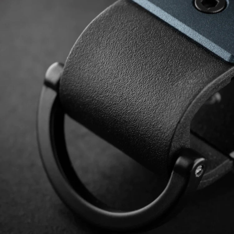 Compact Key Organizer Metal Key Chain Can Hold 2-6 Keys Blue Forged Carbon - free shipping - PMC TechLife - Order now!