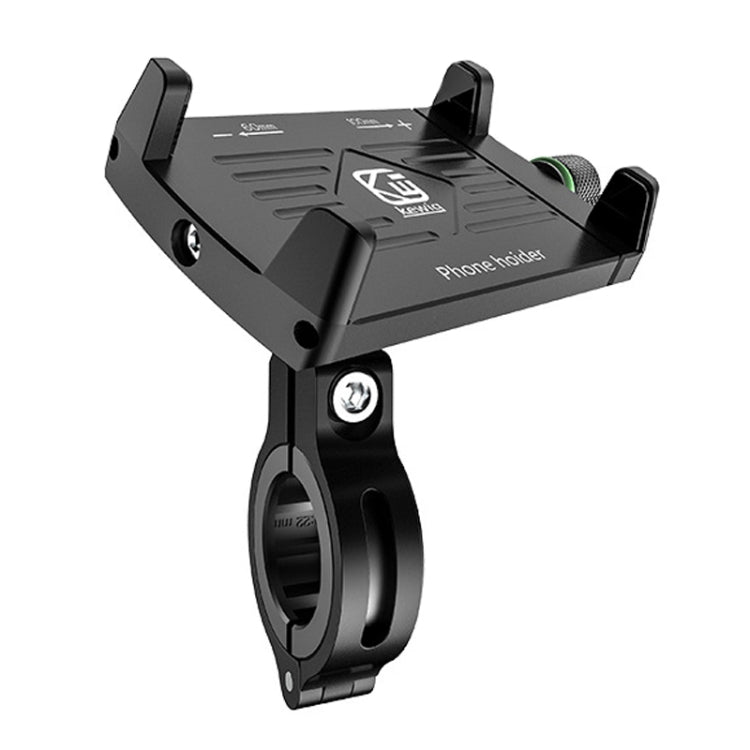 Kewig M7 Bicycle 4 Claws Aluminum Navigational Bracket Outdoor Cycling Cell Phone Holder(Black) - Holder by Kewig | Online Shopping South Africa | PMC TechLife | Buy Now Pay Later Mobicred