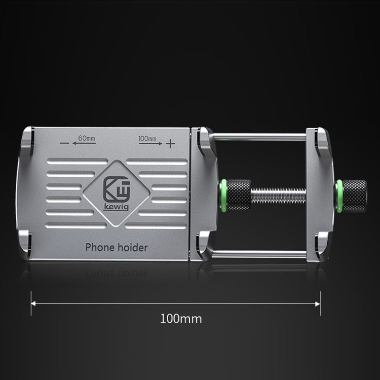 Kewig M7 Bicycle 4 Claws Aluminum Navigational Bracket Outdoor Cycling Cell Phone Holder(Black) - Holder by Kewig | Online Shopping South Africa | PMC TechLife | Buy Now Pay Later Mobicred