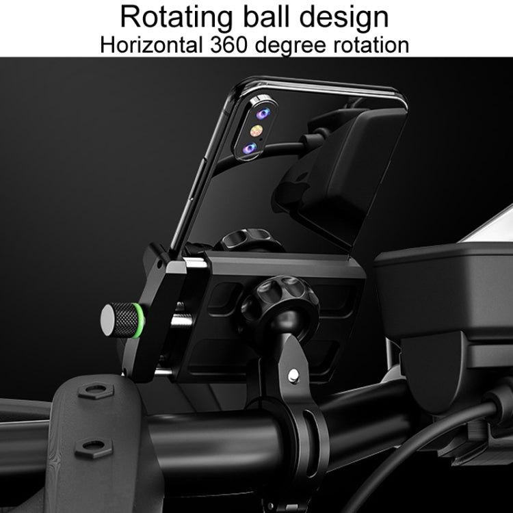 Kewig M7 Bicycle 4 Claws Aluminum Navigational Bracket Outdoor Cycling Cell Phone Holder(Blue) - Holder by Kewig | Online Shopping South Africa | PMC TechLife | Buy Now Pay Later Mobicred