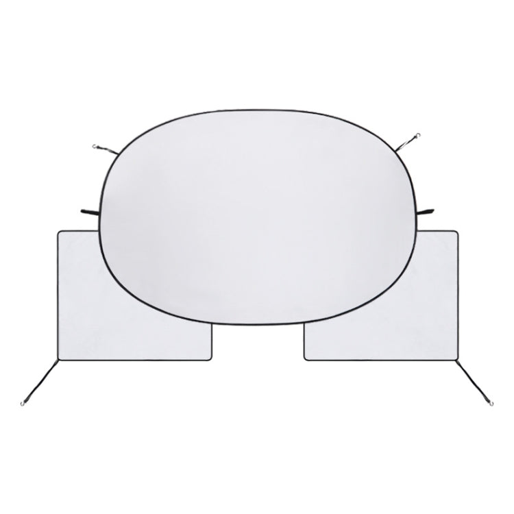 Car Sunshade Front Cover Sunscreen Heat Shield(Silver Vinyl) - Window Foils & Solar Protection by PMC TechLife | Online Shopping South Africa | PMC TechLife | Buy Now Pay Later Mobicred