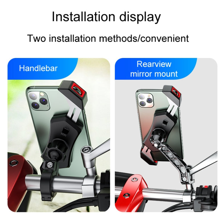 Kewig Bicycle 2 Claws Navigation Bracket Outdoor Cycling Cell Phone Holder With Safety Lock, Model: M12-A - free shipping - PMC TechLife - Order now!