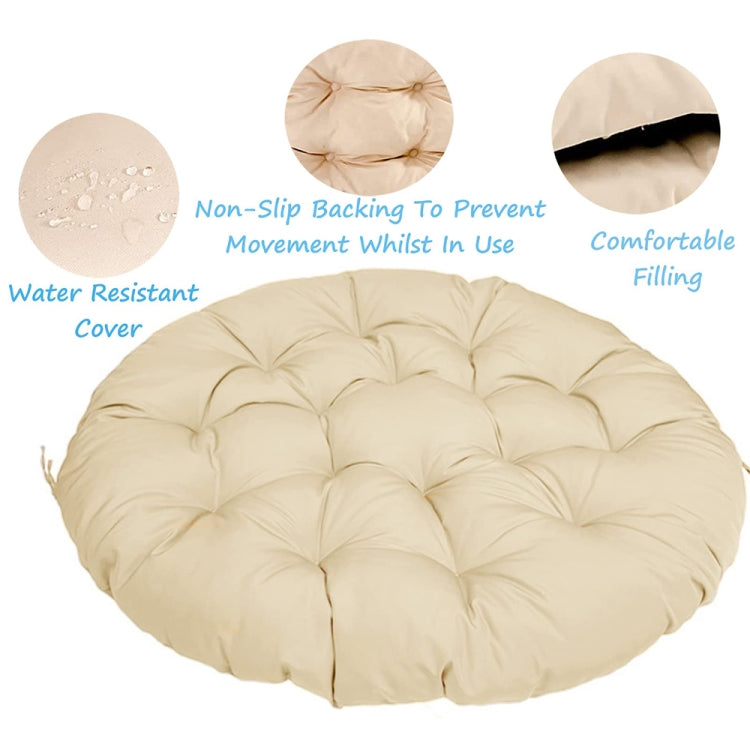 110x110cm Multifunctional Round Thickened Soft Hammock Cradle Cushion(Coffee) - free shipping - PMc TechLife - Order now!