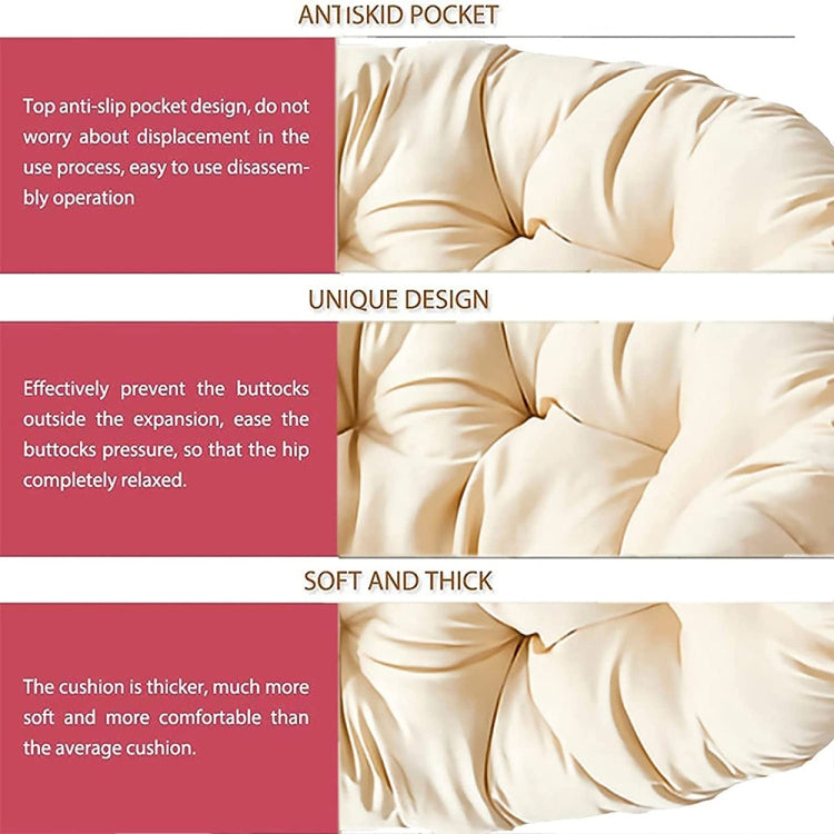 110x110cm Multifunctional Round Thickened Soft Hammock Cradle Cushion(White) - Cushions & Pillows by PMc TechLife | Online Shopping South Africa | PMc TechLife | Buy Now Pay Later Mobicred