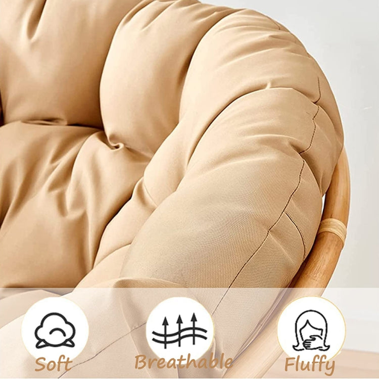 100x100cm Multifunctional Round Thickened Soft Hammock Cradle Cushion(Coffee) - free shipping - PMc TechLife - Order now!