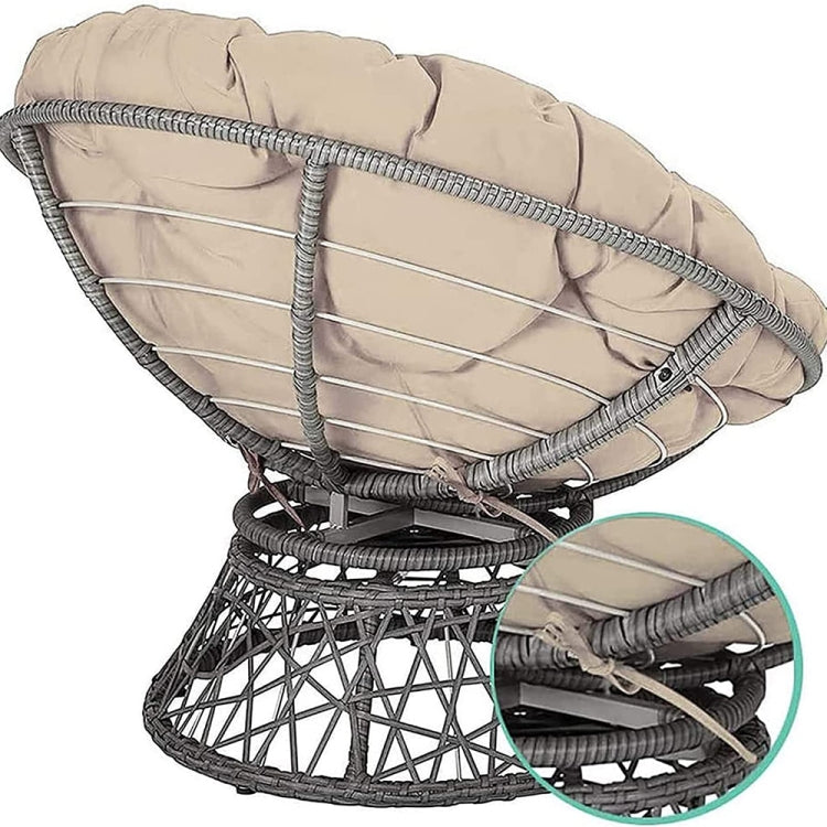 110x110cm Multifunctional Round Thickened Soft Hammock Cradle Cushion(Black) - free shipping - PMc TechLife - Order now!