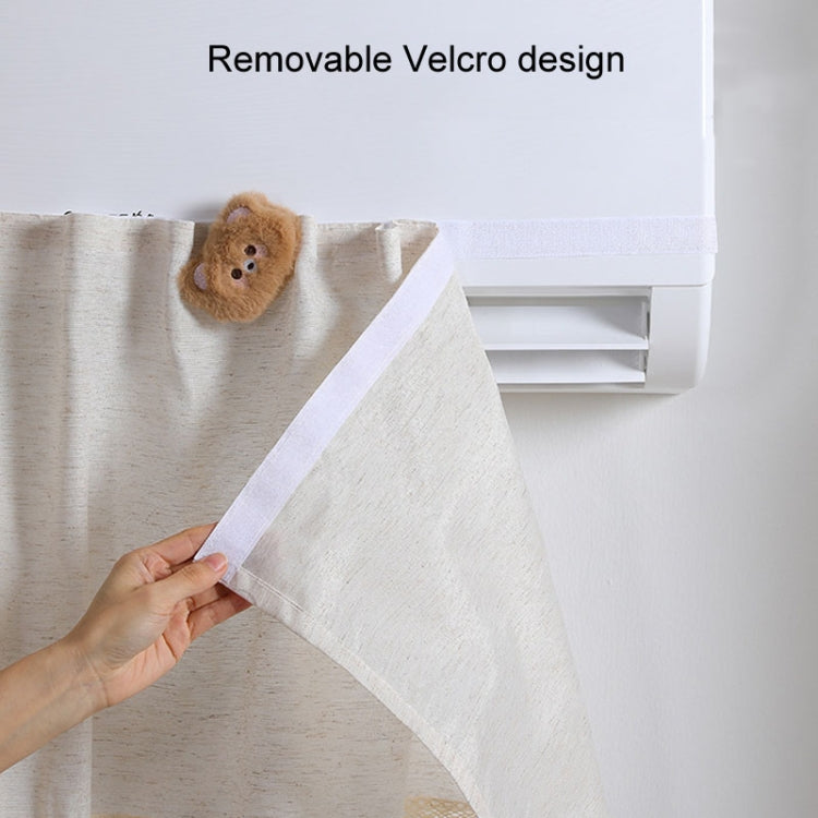 Air Conditioner Windshield Anti-Direct Blow Baby Windshield Curtain Dust Cover, Model: Brown Bear - free shipping - PMC TechLife - Order now!