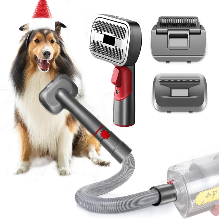 For Dyson V7 V8 V10 V11 V15 Pet 3 In 1 Grooming Suction Head Set Without Hose - For Dyson Accessories by PMC TechLife | Online Shopping South Africa | PMC TechLife | Buy Now Pay Later Mobicred