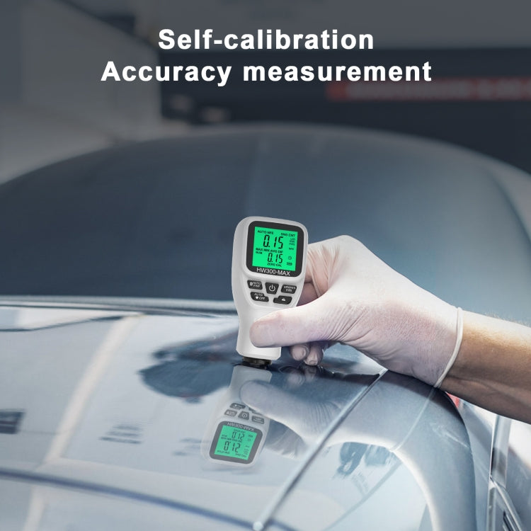HW300-MAX Coating Thickness Gauge Anti-skid Paint Film Tester(Black) - free shipping - PMC TechLife - Order now!