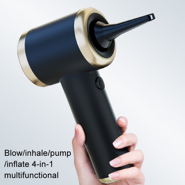 Car Vacuum Cleaner Vacuum Blower Dual Purpose Wireless Mini Vacuum Cleaner(Black Gold) - Vacuum Cleaner by PMC TechLife | Online Shopping South Africa | PMC TechLife | Buy Now Pay Later Mobicred