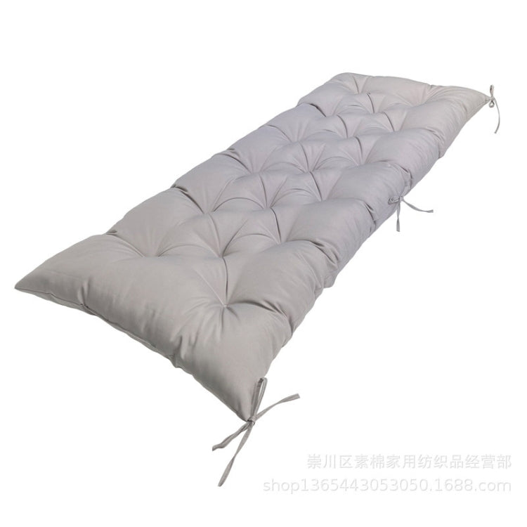 150x50x8cm Outdoor Bench Waterproof Sunscreen Thickened Soft Cushion(Light Gray) - free shipping - PMc TechLife - Order now!