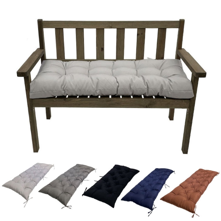 150x50x8cm Outdoor Bench Waterproof Sunscreen Thickened Soft Cushion(Deep Coffee) - Cushions & Pillows by PMc TechLife | Online Shopping South Africa | PMc TechLife | Buy Now Pay Later Mobicred
