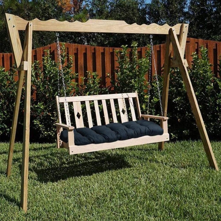 120x50x8cm Outdoor Bench Waterproof Sunscreen Thickened Soft Cushion(Navy Blue) - Cushions & Pillows by PMc TechLife | Online Shopping South Africa | PMc TechLife | Buy Now Pay Later Mobicred