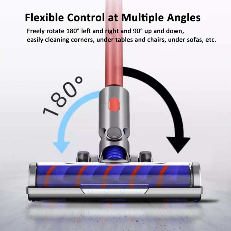 For Dyson V6 Vacuum Cleaner Soft Velvet Floor Brush Head with LED Lighting Independent Motor - free shipping - PMC TechLife - Order now!