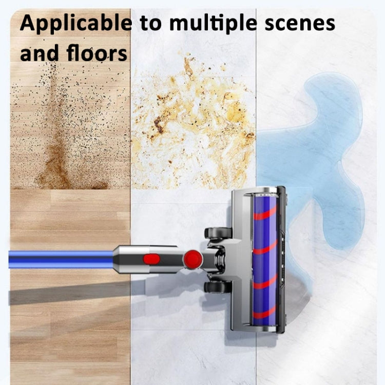 For Dyson V7 V8 V10 V11 V15 V8 Slim Vacuum Cleaner Soft Velvet Floor Brush Head with LED Lighting Independent Motor - For Dyson Accessories by PMC TechLife | Online Shopping South Africa | PMC TechLife | Buy Now Pay Later Mobicred
