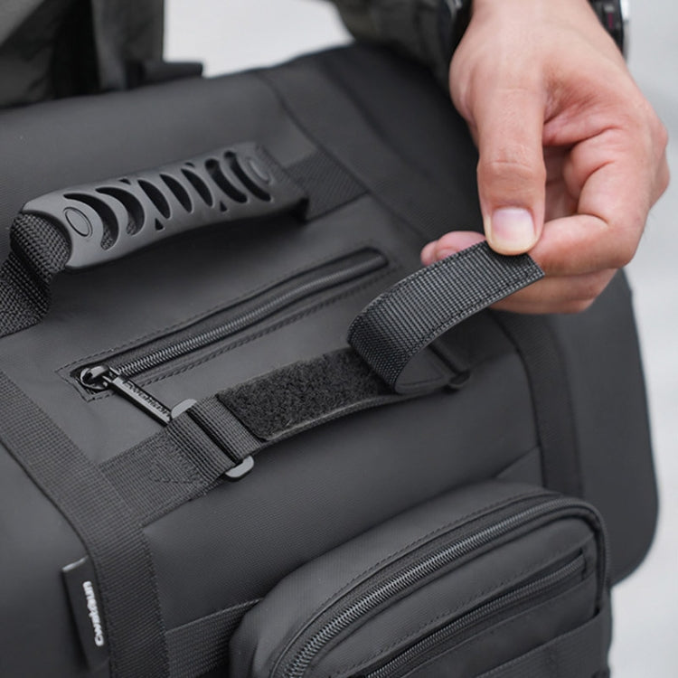 Cwatcun D115 Shoulder Crossbody Waterproof Leather Film DSLR Camera Bag, Color: Black Medium - free shipping - PMC TechLife - Order now!