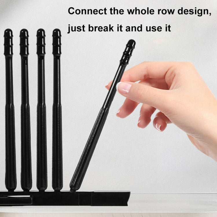 20pcs /box Spiral Sticky Ear Cleaning Cotton Swab Disposable Ear Cleaning Spoon(Black) - free shipping - PMC TechLife - Order now!