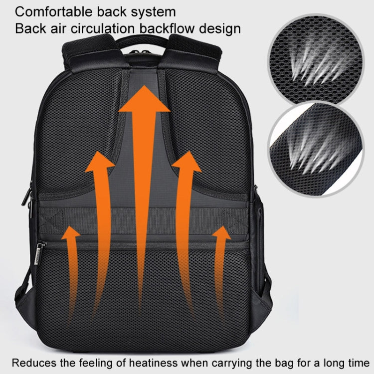 Cwatcun D108 Large Hard Shell Shoulder Camera Bag Waterproof Shockproof Photography Pack - free shipping - PMC TechLife - Order now!