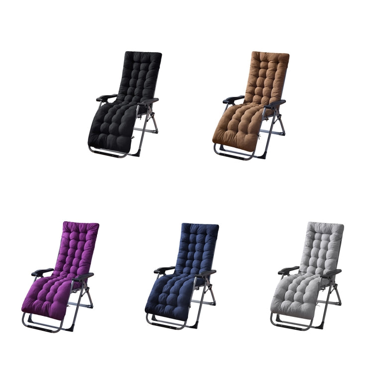 170x53x8cm Thickened Slip-on Home Recliner Cushion Garden Rocking Chair Cushion(Navy Blue) - free shipping - PMc TechLife - Order now!