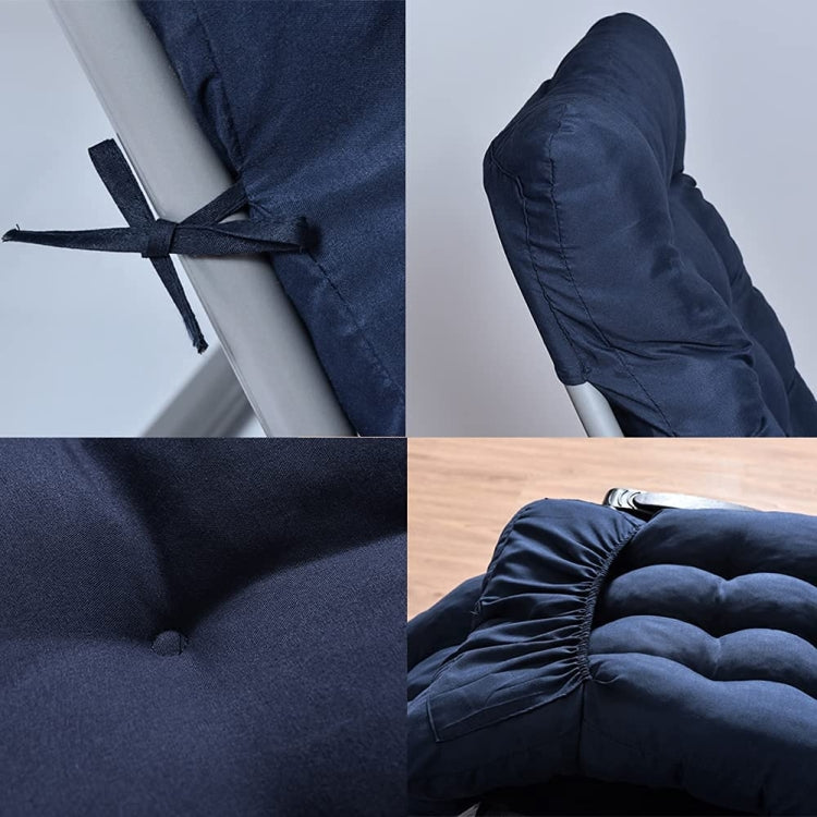 170x53x8cm Thickened Slip-on Home Recliner Cushion Garden Rocking Chair Cushion(Grey) - free shipping - PMc TechLife - Order now!
