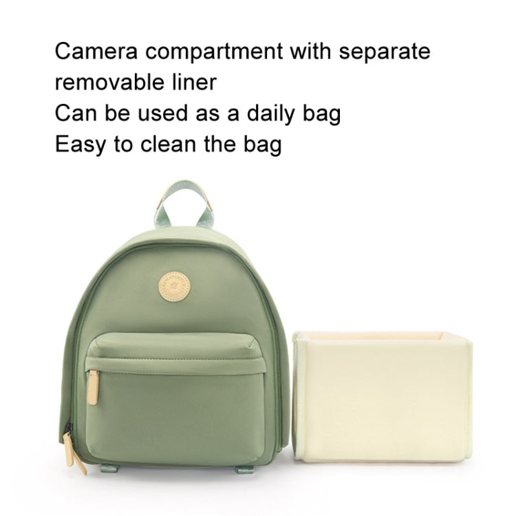 Cwatcun D125 Small Shoulder Camera Bag Casual Commuter DSLR Backpack(White) - free shipping - PMC TechLife - Order now!