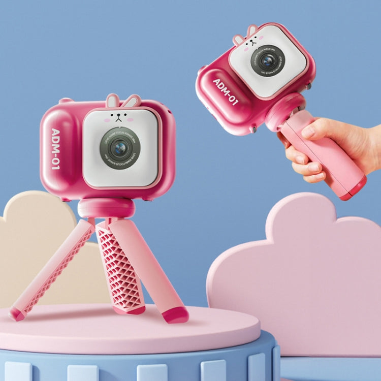 2.4 Inch IPS Screen 48MP Dual Lens Kids Digital Camera Mini Video Camera With 64G TF Card Pink Bunny - free shipping - PMC TechLife - Order now!