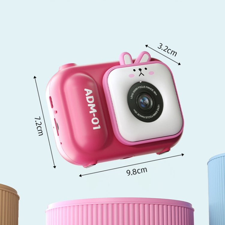 2.4 Inch IPS Screen 48MP Dual Lens Kids Digital Camera Mini Video Camera Without TF Card Pink Bunny - Children Cameras by PMC TechLife | Online Shopping South Africa | PMC TechLife | Buy Now Pay Later Mobicred