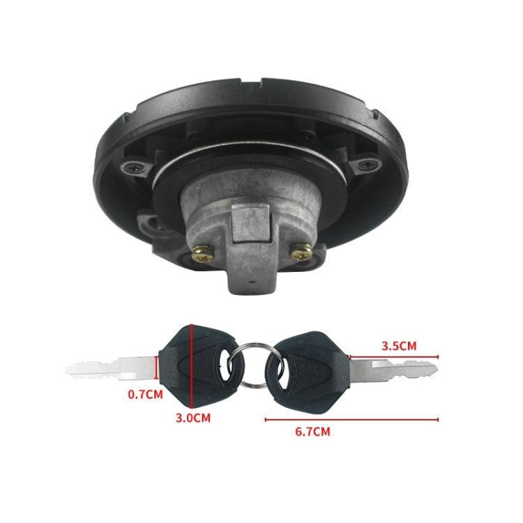 For Kawasaki KLX250 Motorcycle Fuel Tank Cap Lock - Theft Protection by PMC TechLife | Online Shopping South Africa | PMC TechLife | Buy Now Pay Later Mobicred