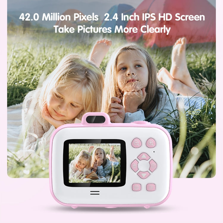 2.4-Inch Smart Digital Kids Thermal Printing Camera With Printing Paper, Color: 503AF Blue Focus - free shipping - PMC TechLife - Order now!