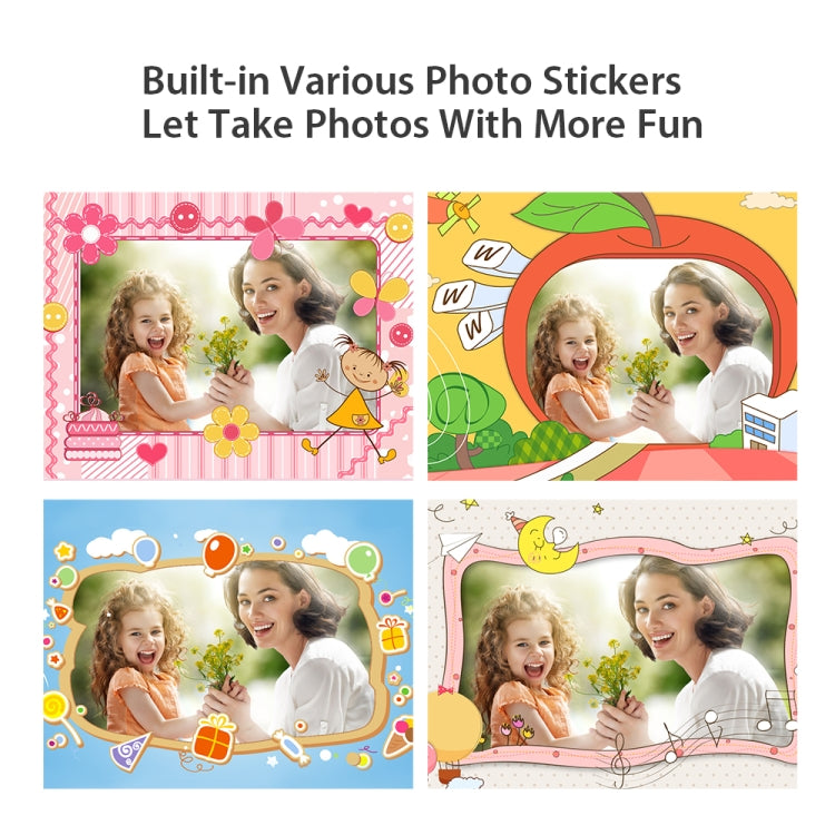 2.4-Inch Smart Digital Kids Thermal Printing Camera With Printing Paper, Color: 503AF Pink Focus - Children Cameras by PMC TechLife | Online Shopping South Africa | PMC TechLife | Buy Now Pay Later Mobicred