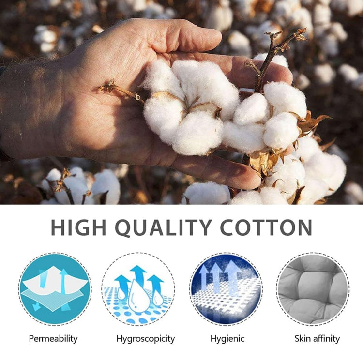 120x50x8cm Home Soft Lounger Cushion Garden Fabric Backrest Rattan Chair Cushion(Claret) - Cushions & Pillows by PMc TechLife | Online Shopping South Africa | PMc TechLife | Buy Now Pay Later Mobicred