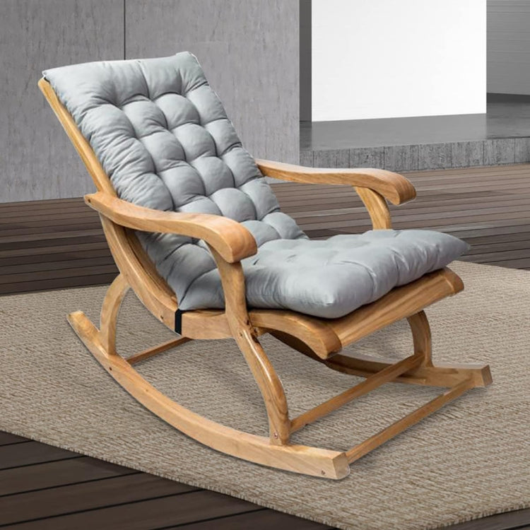 120x50x8cm Home Soft Lounger Cushion Garden Fabric Backrest Rattan Chair Cushion(Black) - free shipping - PMc TechLife - Order now!