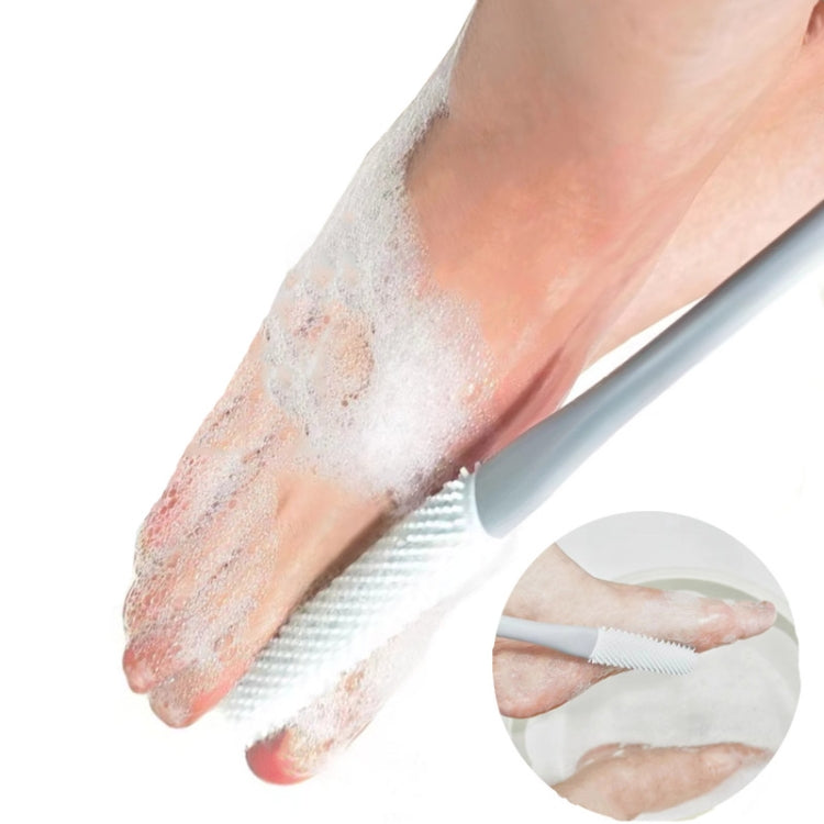 Foot Washing Brush Dry and Wet Toe Cleaning and Anti-Itch Brush, Style: Long Bristle(Pink) - Bath Brushes & Sponges by PMc TechLife | Online Shopping South Africa | PMc TechLife | Buy Now Pay Later Mobicred