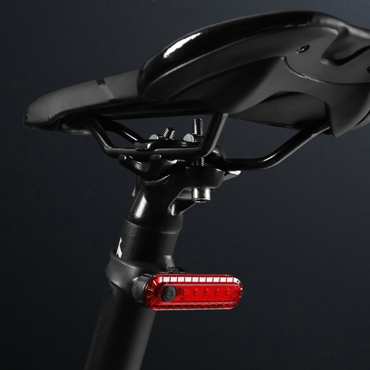 Mountain Bike Night Riding Warning Lamp Bicycle USB Charging Tail Light(White) - Taillights by PMC TechLife | Online Shopping South Africa | PMC TechLife | Buy Now Pay Later Mobicred