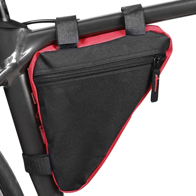 Large Capacity Bicycle Saddle Bag Outdoor Riding Triangle Toolkit(Black And Red) - Bicycle Bags by PMC TechLife | Online Shopping South Africa | PMC TechLife | Buy Now Pay Later Mobicred