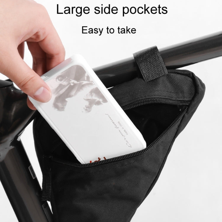 Large Capacity Bicycle Saddle Bag Outdoor Riding Triangle Toolkit(Black And Red) - Bicycle Bags by PMC TechLife | Online Shopping South Africa | PMC TechLife | Buy Now Pay Later Mobicred