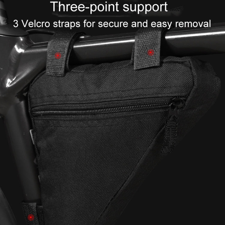 Large Capacity Bicycle Saddle Bag Outdoor Riding Triangle Toolkit(Black And Red) - Bicycle Bags by PMC TechLife | Online Shopping South Africa | PMC TechLife | Buy Now Pay Later Mobicred
