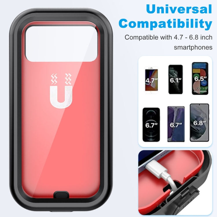 Waterproof Motorcycle Bicycle Cell Phone Holder 360 Rotating Riding Navigation Holder, Model: Handlebar Stand - Holder by PMC Jewellery | Online Shopping South Africa | PMC Jewellery | Buy Now Pay Later Mobicred