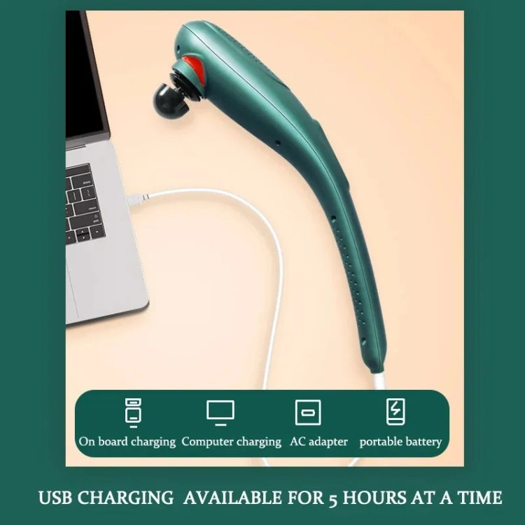 6 In 1 Handheld Body Massager 15 Modes Heating Vibration Massage Stick(Green) - free shipping - PMC TechLife - Order now!