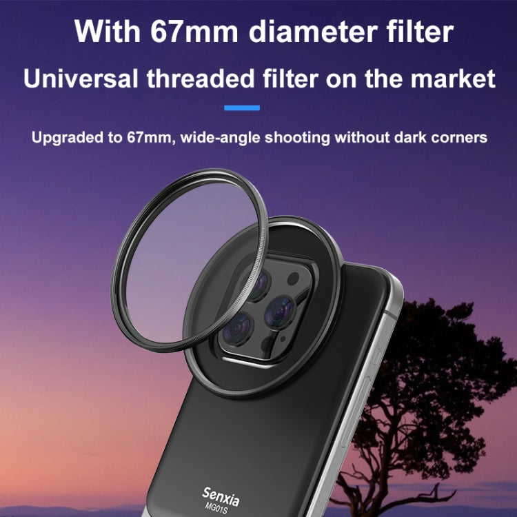 For iPhone Senxia Magsafe Magnetic Mobile Phone Filter Holder Phone Lens Adapter Base For 6.7-inch - Lens & Accessories by Senxia | Online Shopping South Africa | PMC Jewellery | Buy Now Pay Later Mobicred