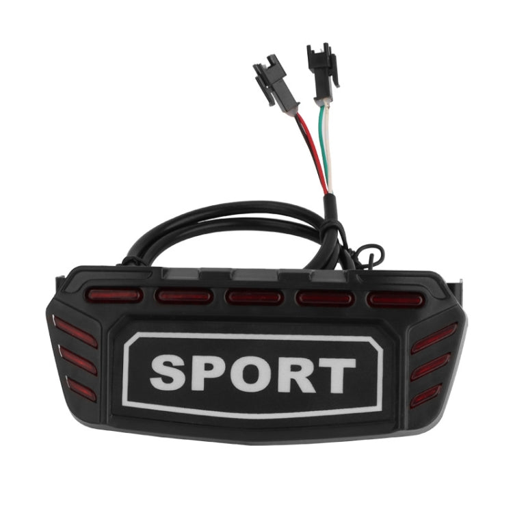 For KUGOO M5 AIMITE Electrical Scooter Rear Tail Light Brake Warning Lights(Black) - Accessories & Parts by AIMITE | Online Shopping South Africa | PMC TechLife | Buy Now Pay Later Mobicred