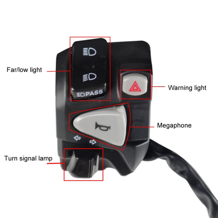 For Honda Click150i Left Handlebar Turn Signal Motorcycle Switch Accessories(Black) - free shipping - PMC TechLife - Order now!