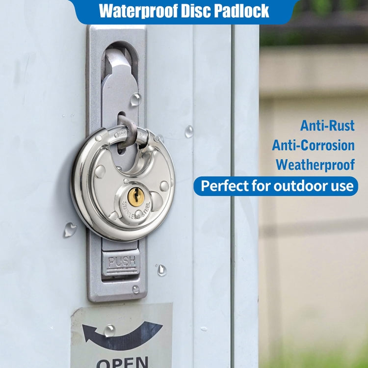 90mm Household Anti-Theft Rust-Proof And Waterproof Pure Copper Core Round Padlock - Padlocks by PMc TechLife | Online Shopping South Africa | PMc TechLife | Buy Now Pay Later Mobicred