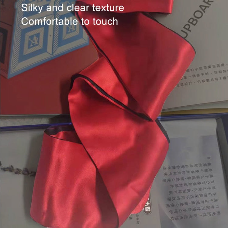 Ribbon Erotic Eye Mask Bondage Tie Up Toys(Wine Red Black) - free shipping - PMC TechLife - Order now!