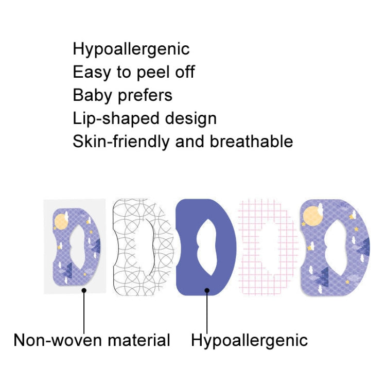 30pcs /Box Fawnmum Mouth Breathing Patch Night Stop Snoring Patch Anti-Snoring Closed Mouth Patch, Color: Adult Blue - free shipping - PMC TechLife - Order now!